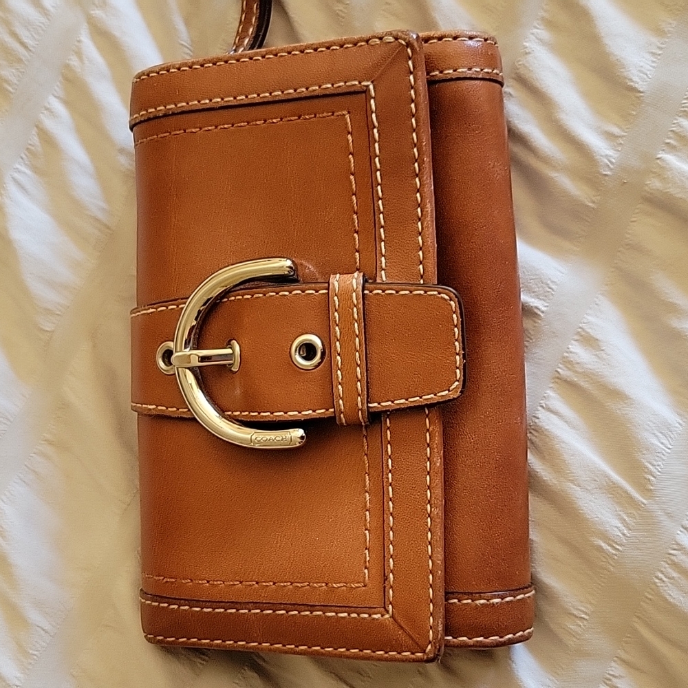Coach leather wallet